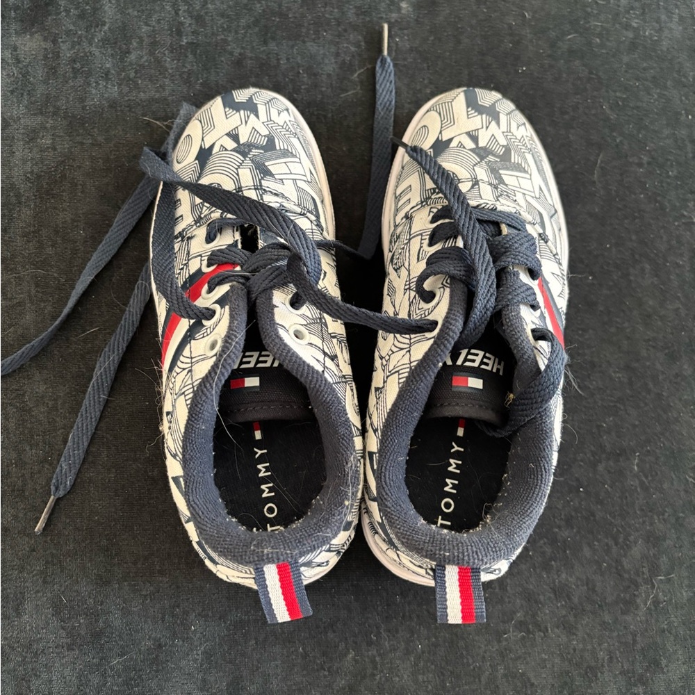 Tommy Hilfiger Heely Kids Sneakers - Navy, White, and Red